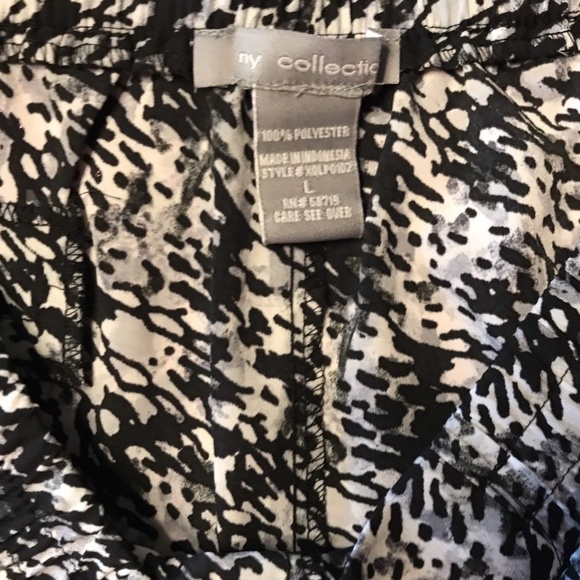 SOLD NY Collection Black White Pants - Picture 4 of 5